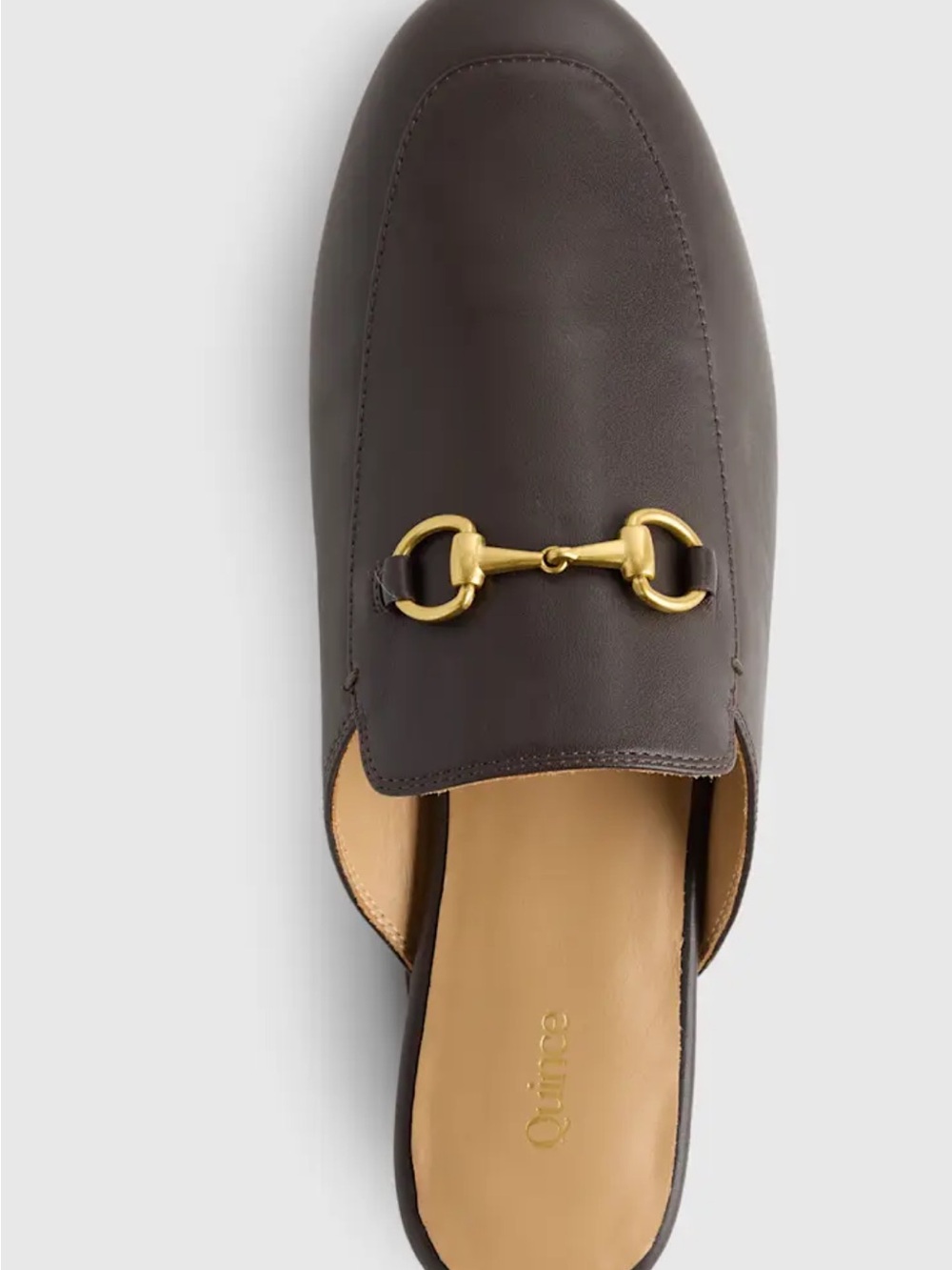 QUINCE leather horsebit mules size 9.5 - Picture 2 of 7